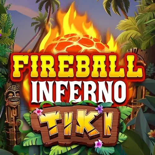 Fireball Inferno Tiki casino game by NetEnt – featured logo at Sol Casino