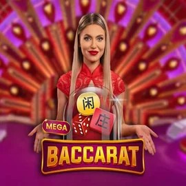 Official Live Casino logo: Mega Baccarat by Pragmatic Play at Sol Casino