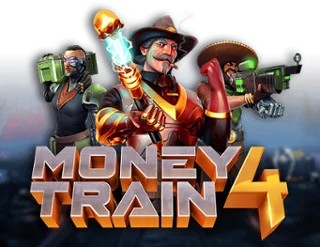 Money Train 4 online game logo by Relax Gaming on solcasinos-es.com