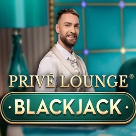 Privé Lounge Blackjack online game logo by Pragmatic Play on solcasinos-es.com