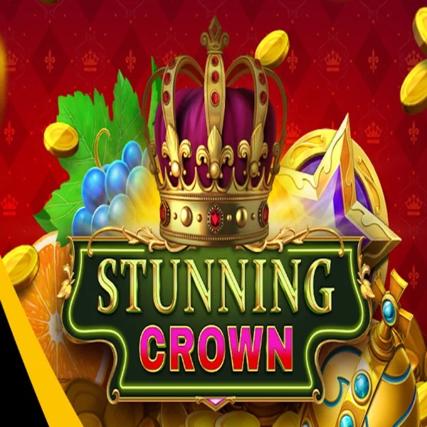 Stunning Crown slot logo by BF Games at Sol Casino