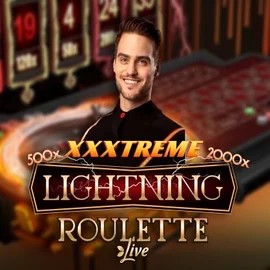Live Casino logo of XXXtreme Lightning Roulette from Evolution at Sol Casino
